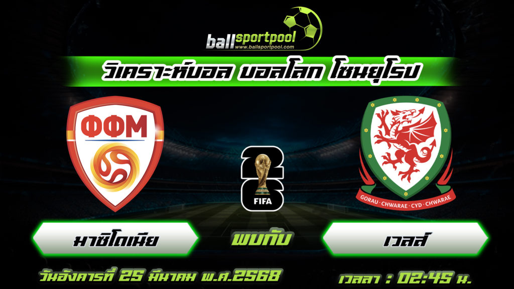 มาซิโดเนีย พบกับ เวลส์