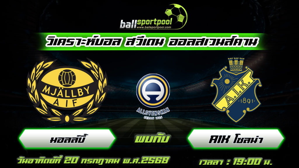 มอลล์บี้ พบกับ AIK โซลน่า